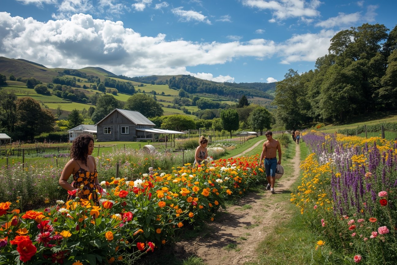 Organic flower cultivation methods